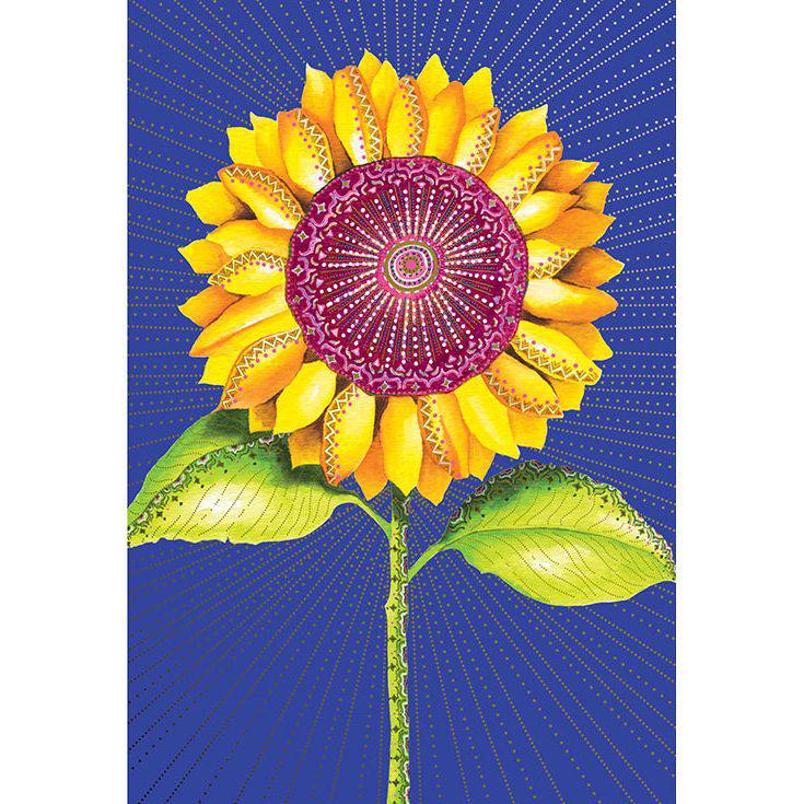 Pictura sunflower birthday card featuring bright yellow sunflowers and cheerful design for special occasions.